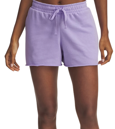 Kratke hlače Under Armour Rival Terry Drawstring Raw Hem Shorts Ljubičasta | 1389657-538, 0