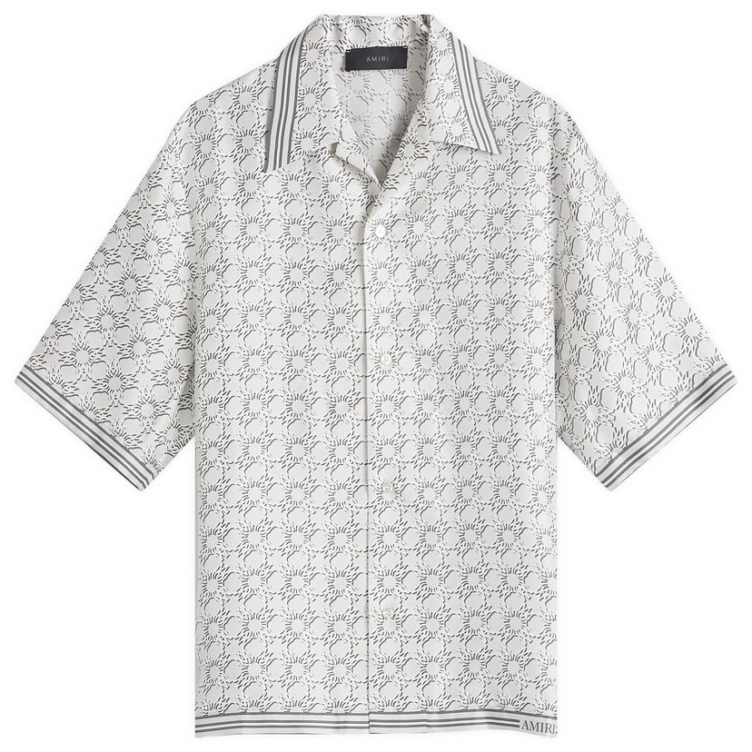 Košulja AMIRI Quad Bowling Pattern Shirt Bijela | AMSTCA1084-179