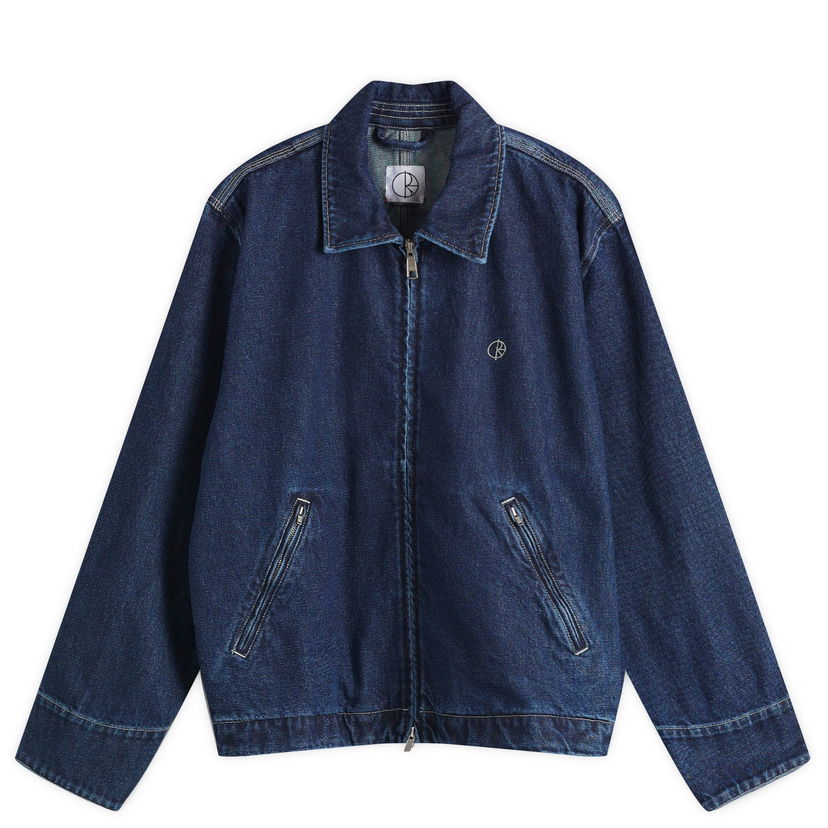 Jakna Polar Skate Co. Polar Skate Co. Cliff Denim Jacket, Size Large Plava | PSC-SP25-4