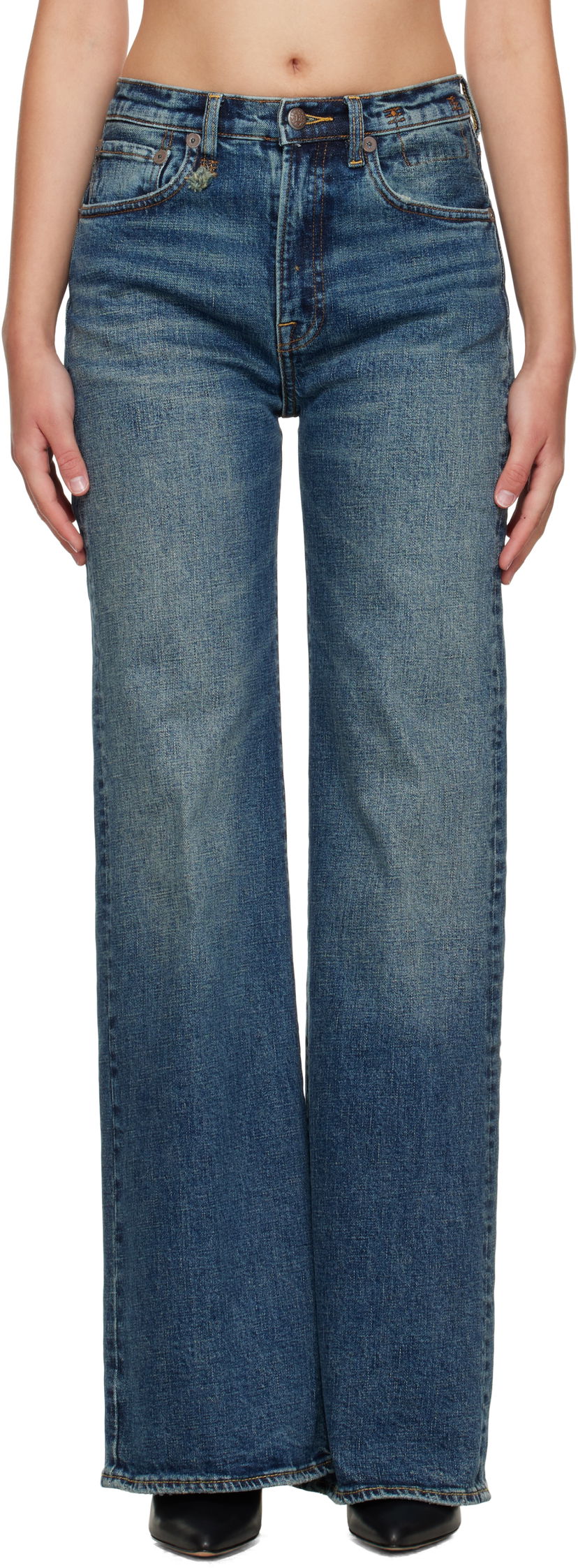 Jeans R13 R13 Flared Jeans Plava | R13WD188-D246A