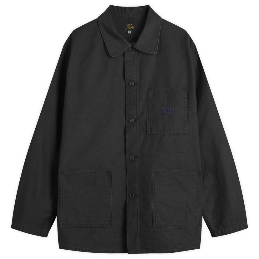 Jakna Needles Reversed Sateen Coverall Jacket Crna | RW215-B
