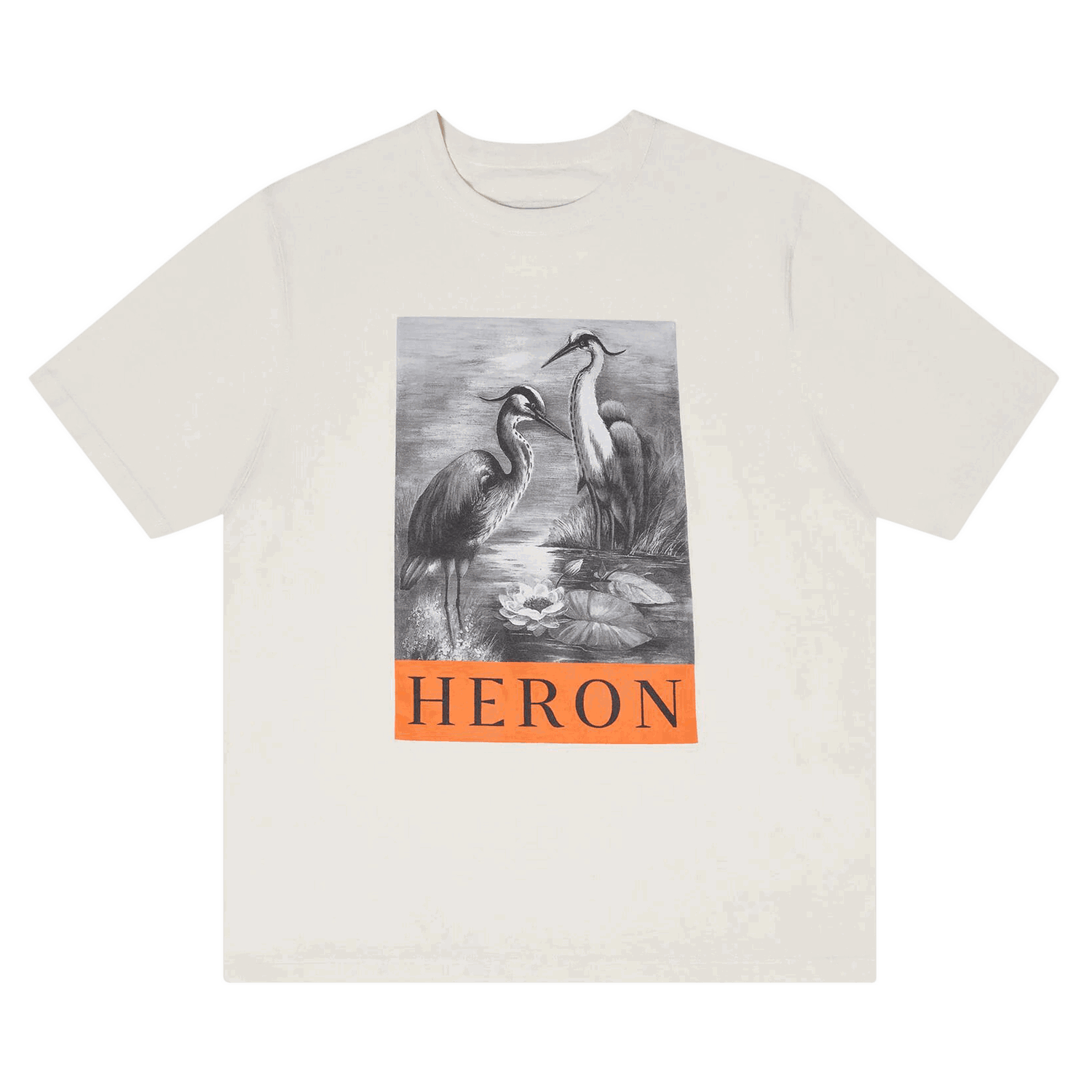 Majica kratkih rukava HERON PRESTON Graphic Print T-Shirt Bijela | HMAA032C99JER0030110, 0