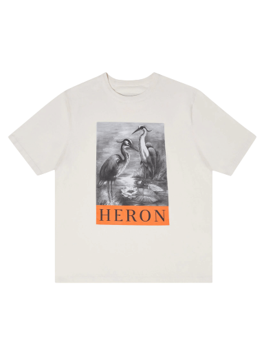 Majica kratkih rukava HERON PRESTON Graphic Print T-Shirt Bijela | HMAA032C99JER0030110