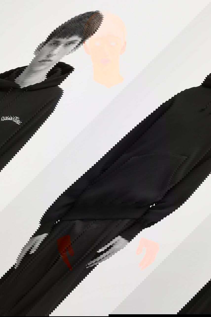 Dukserice WACKO MARIA Cotton Hoodie with Application Crna | 25FW.WMC.SS06, 0