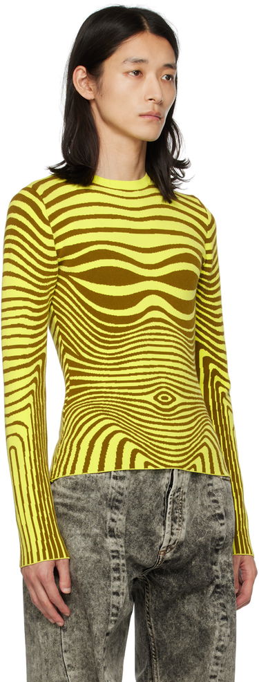 Majica kratkih rukava Jean Paul Gaultier Gaultier Body Morphing Striped Sweater Žuta | 23/12-F-PL028-M046-4144, 1
