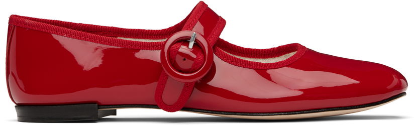 Haljina Repetto Repetto Georgia Square-Toe Mary Jane Ballerinas Crvena | V4141V