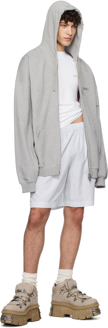 Kratke hlače VETEMENTS Pinstripe Shorts Bijela | UA66SS400N, 3