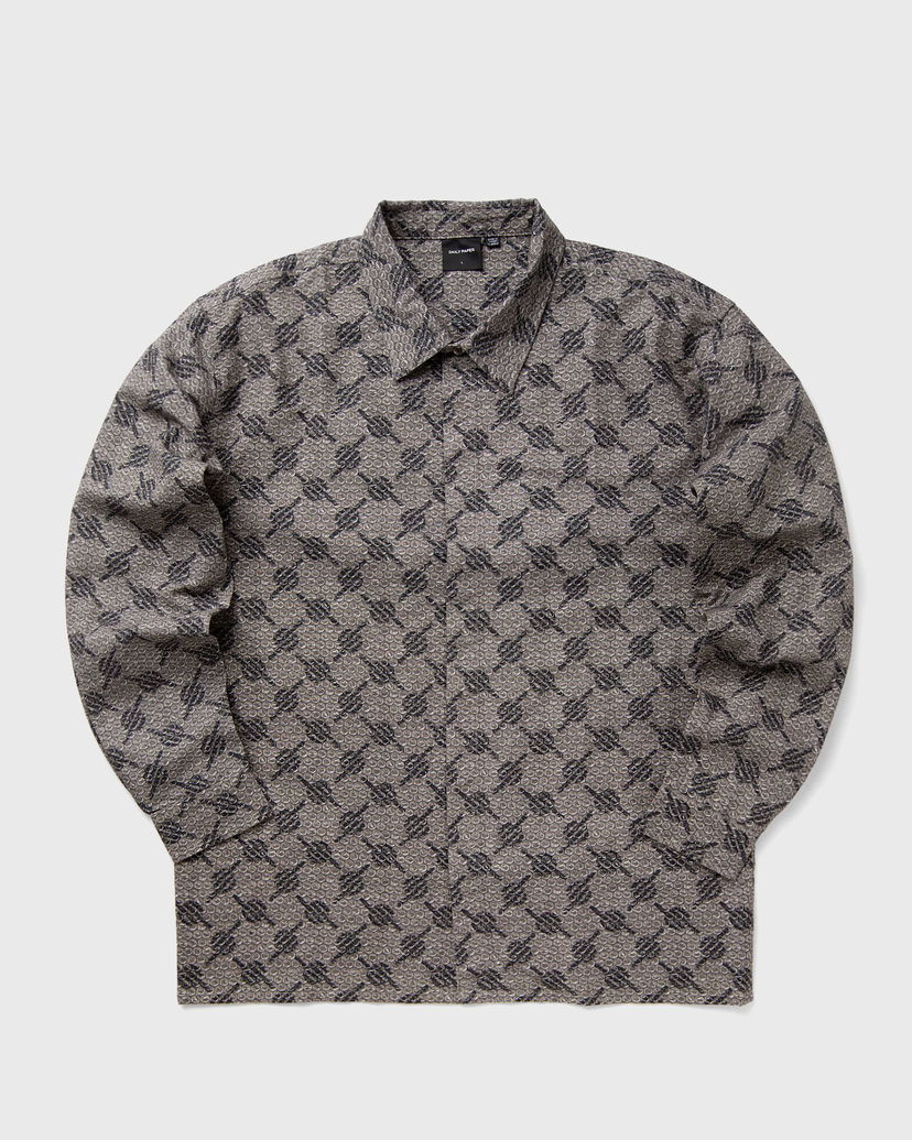 Košulja DAILY PAPER TOPE BUBBLEWRAP LS SHIRT Siva | 2421089