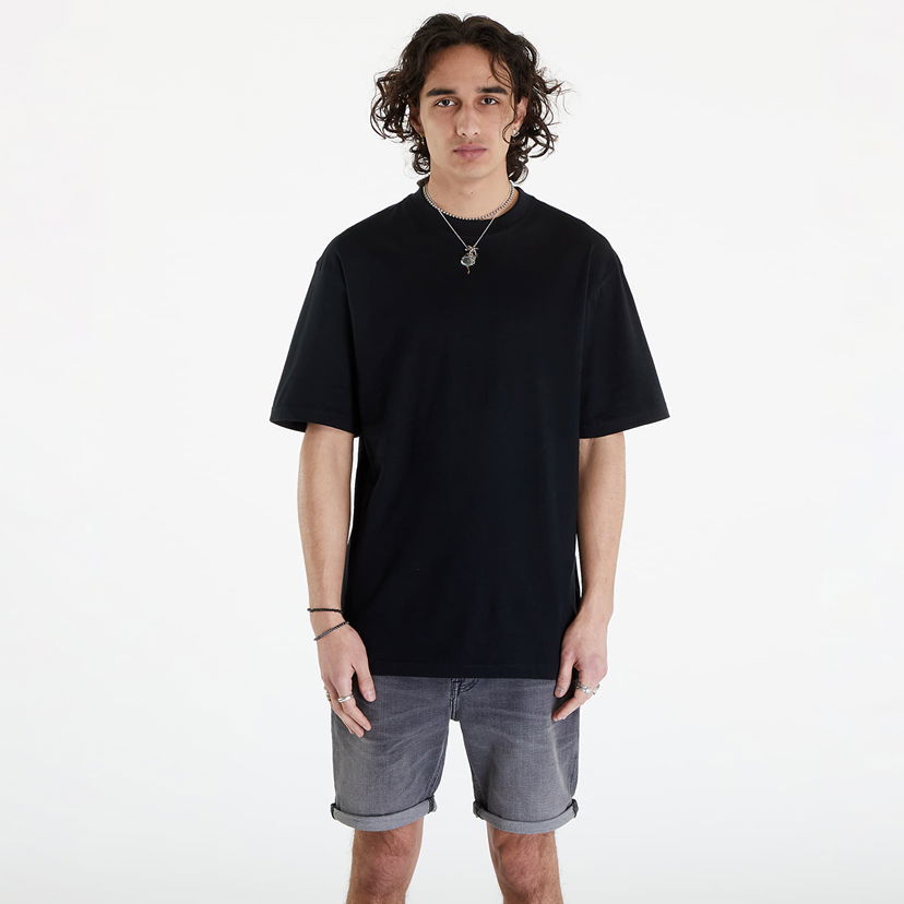 Majica kratkih rukava Urban Classics Tall Tee 2-Pack Black/ Black Crna | TB006A-03169