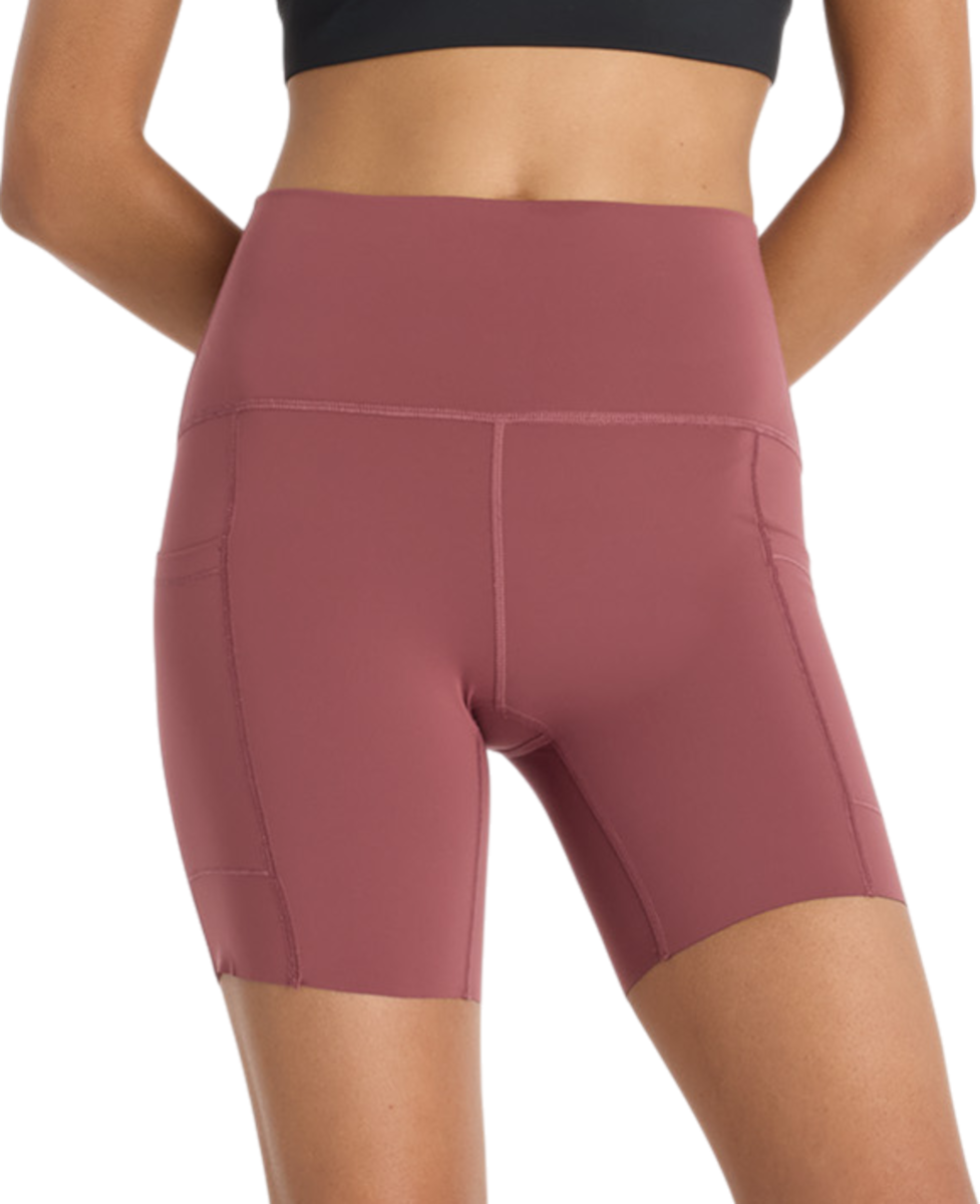 Kratke hlače New Balance New Balance Sleek Pocket High Rise Short 6" Tamnocrvena | ws51271-wad, 0