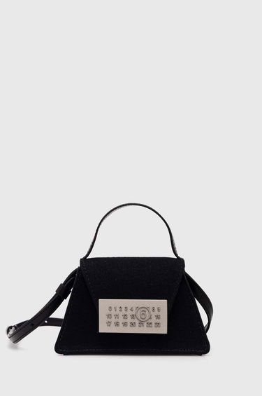 Ručna torbica Maison Margiela MM6 Black Triangle Shoulder Bag Crna | SB5ZI0006.P6642, 0