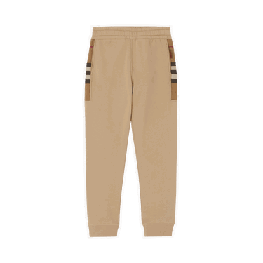 Trenirka Burberry Check Side Panel Sweatpants Bež | 8045014, 0