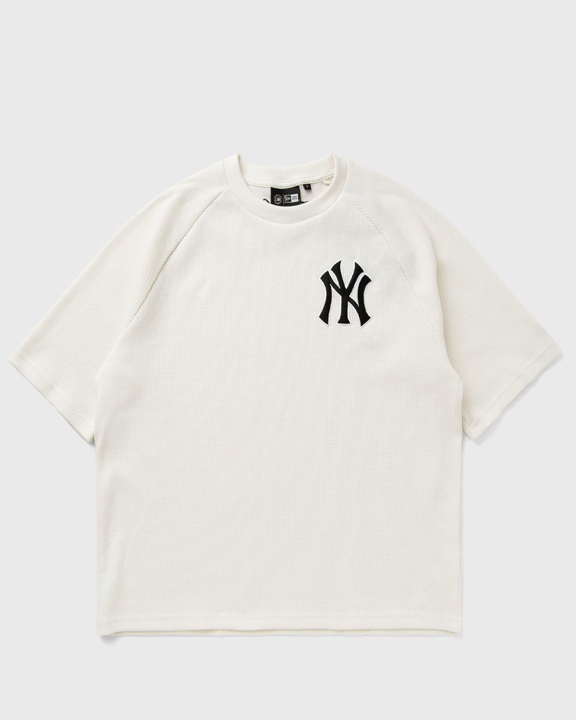 Majica kratkih rukava New Era New York Yankees Waffle T-Shirt Bijela | 60684511