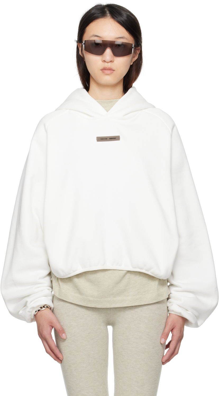 Dukserice Fear of God ESSENTIALS Modern Fit Hoodie Bijela | 192SP257754FW