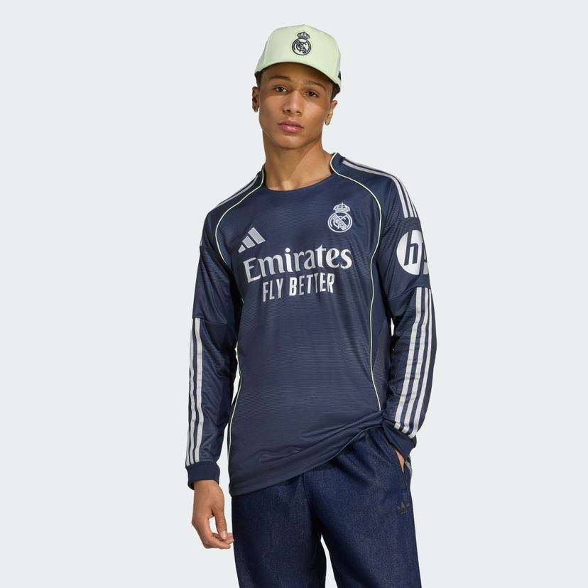 Dres adidas Performance Real Madrid 25/26 Away Long Sleeve Jersey Tamnoplava | JP3939
