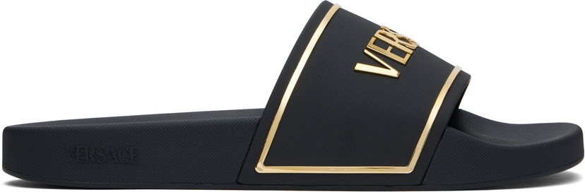 Tenisice i cipele Versace Versace Logo Pool Slides Crna | 1018496_1A13176