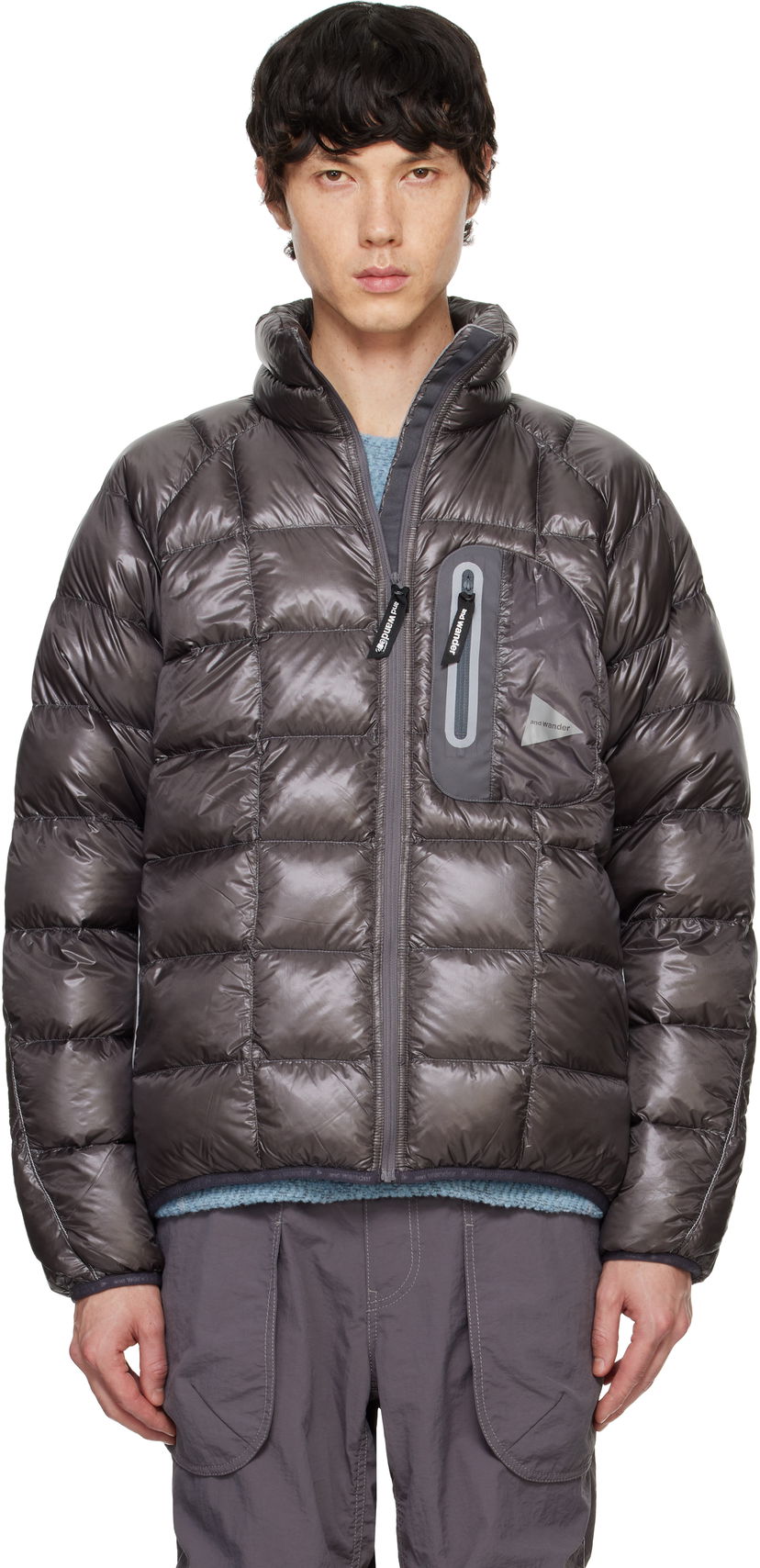 Pernata jakna and wander Diamond Stitch Down Jacket Siva | 5744231106