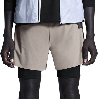 Kratke hlače On Running On Running 5" Performance 2-in-1 Shorts Bež | 1mf10092986, 0
