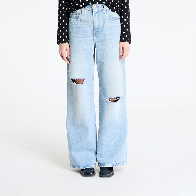 Jeans CALVIN KLEIN Calvin Klein Jeans The Wide Leg Light Jeans Plava | LV047B982G VSO