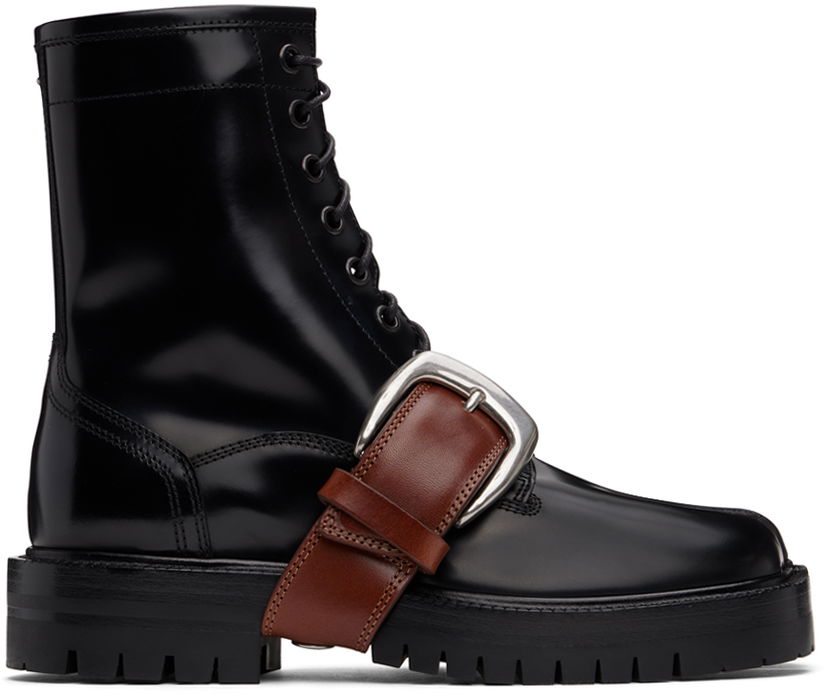 Tenisice i cipele Maison Margiela Tabi Combat Boots Crna | S58WU0415 P7986