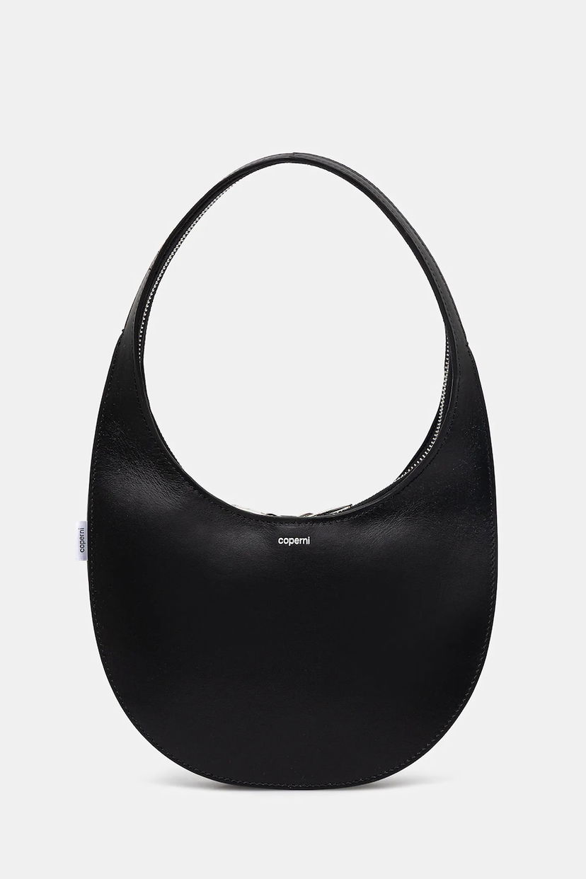 Ručna torbica Coperni Soft Swipe Crescent Bag Crna | COPBA108F6066