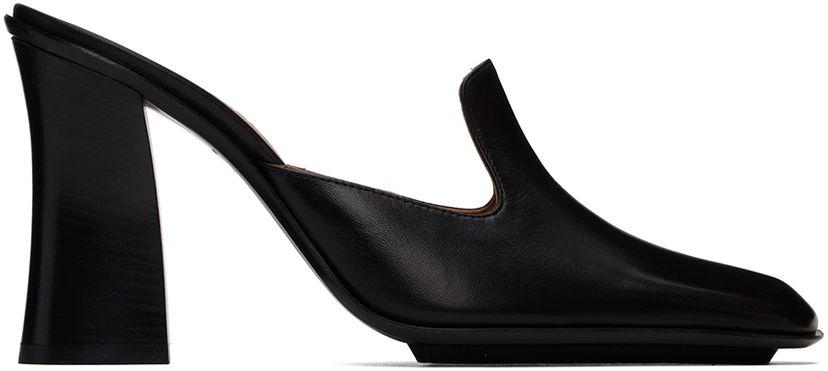 Tenisice i cipele Bottega Veneta Bottega Veneta San Marco Heeled Mules Crna | 797745 V3OA0