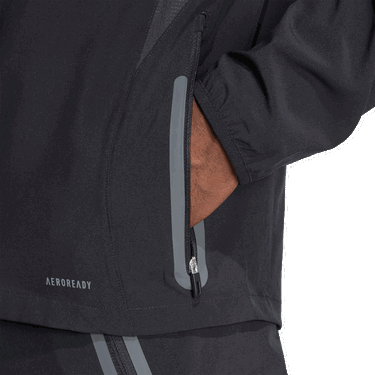 Jakna adidas Performance Real Madrid Tiro 25 Pro Vis Tech Travel Jacket Crna | JV5324, 2