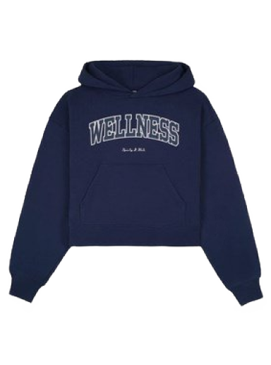 Dukserice Sporty & Rich Wellness Ivy Cropped Hoodie Tamnoplava | HC851NA