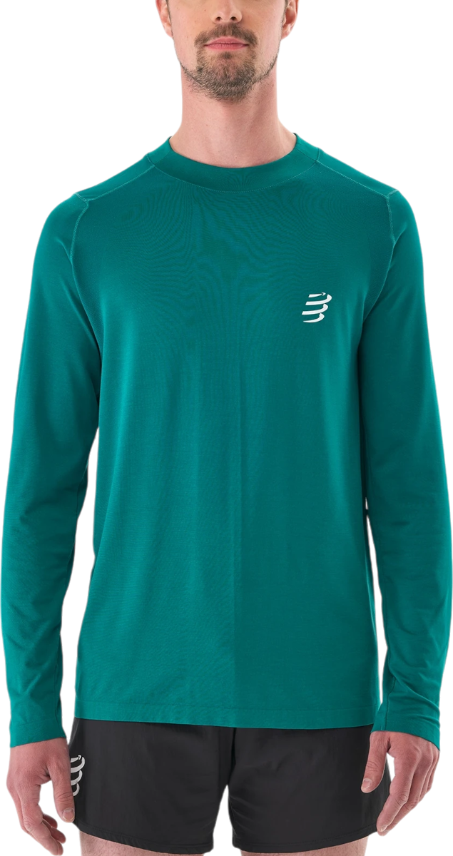 Majica kratkih rukava Compressport Performance Long Sleeve T-shirt Zelena | atsm4946028l, 0