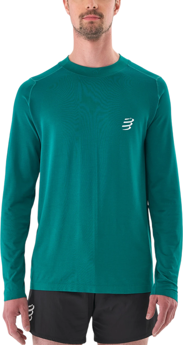 Majica kratkih rukava Compressport Performance Long Sleeve T-shirt Zelena | atsm4946028l, 0