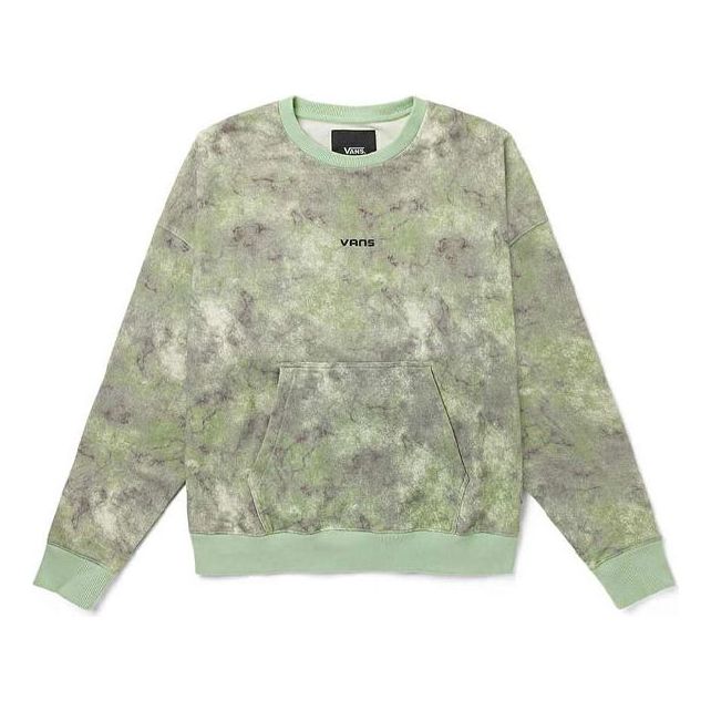 Džemper Vans Tie Dye Loose Fit Crewneck Sweatshirt Zelena | VN0A5H8UYAN