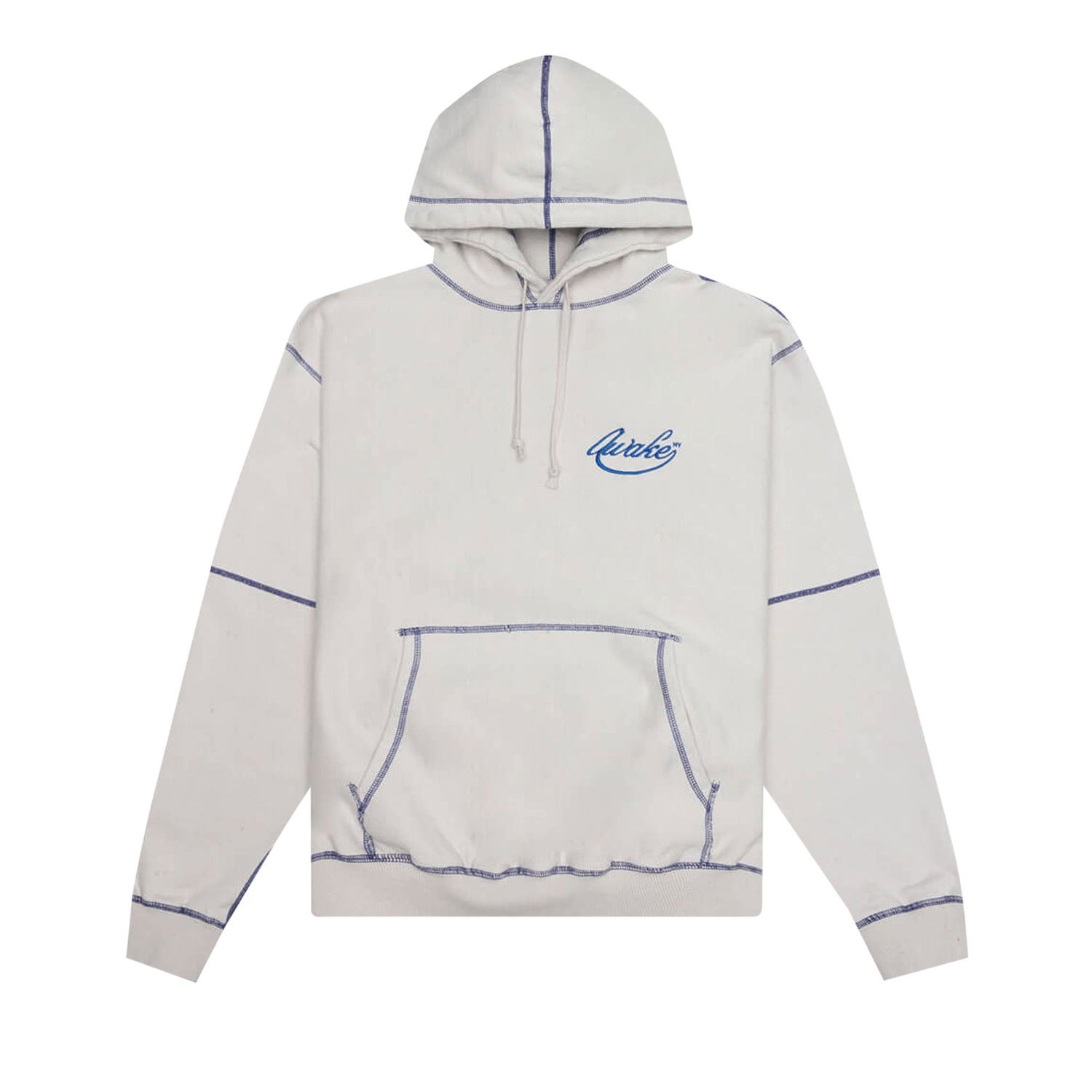 Dukserice Awake NY Contrast Stitch Script Logo Hoodie Bijela | AWK SP22 HD002 CREA, 1