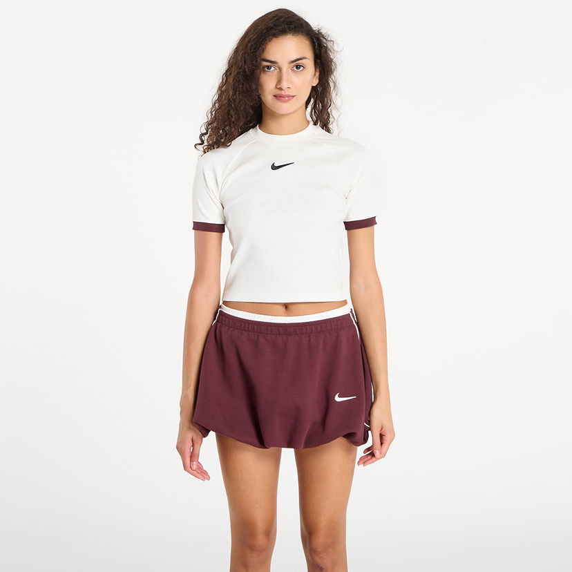 Crop top Nike Nike Fitted Crop Top Bijela | IO8894-133