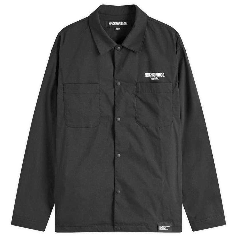 Košulja Neighborhood Neighborhood Multifunctional Logo Shirt, Size Large Crna | 251TSNH-SHM06-BLK
