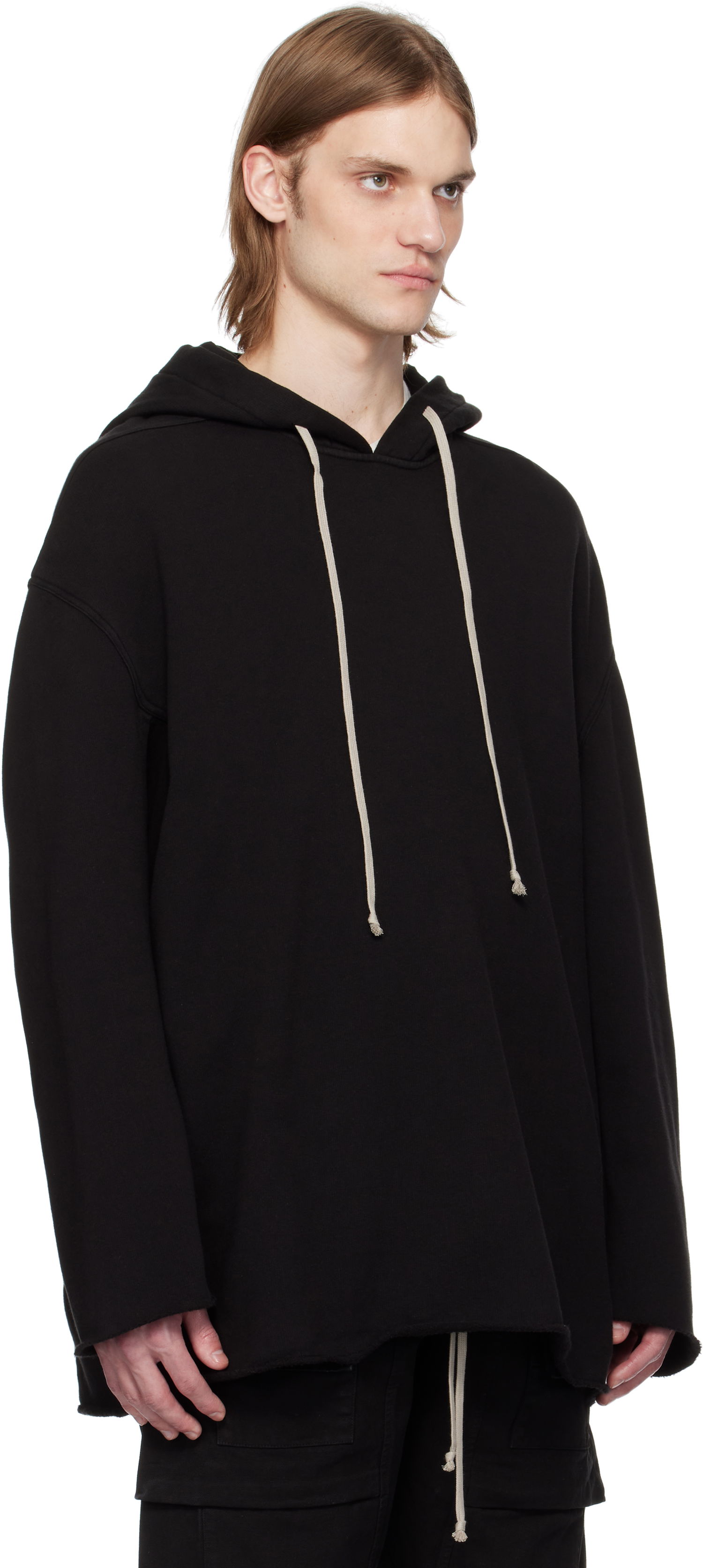 Dukserice Rick Owens Rick Owens DRKSHDW Peter Hollywood Hoodie Crna | DU01E3280 FP, 1