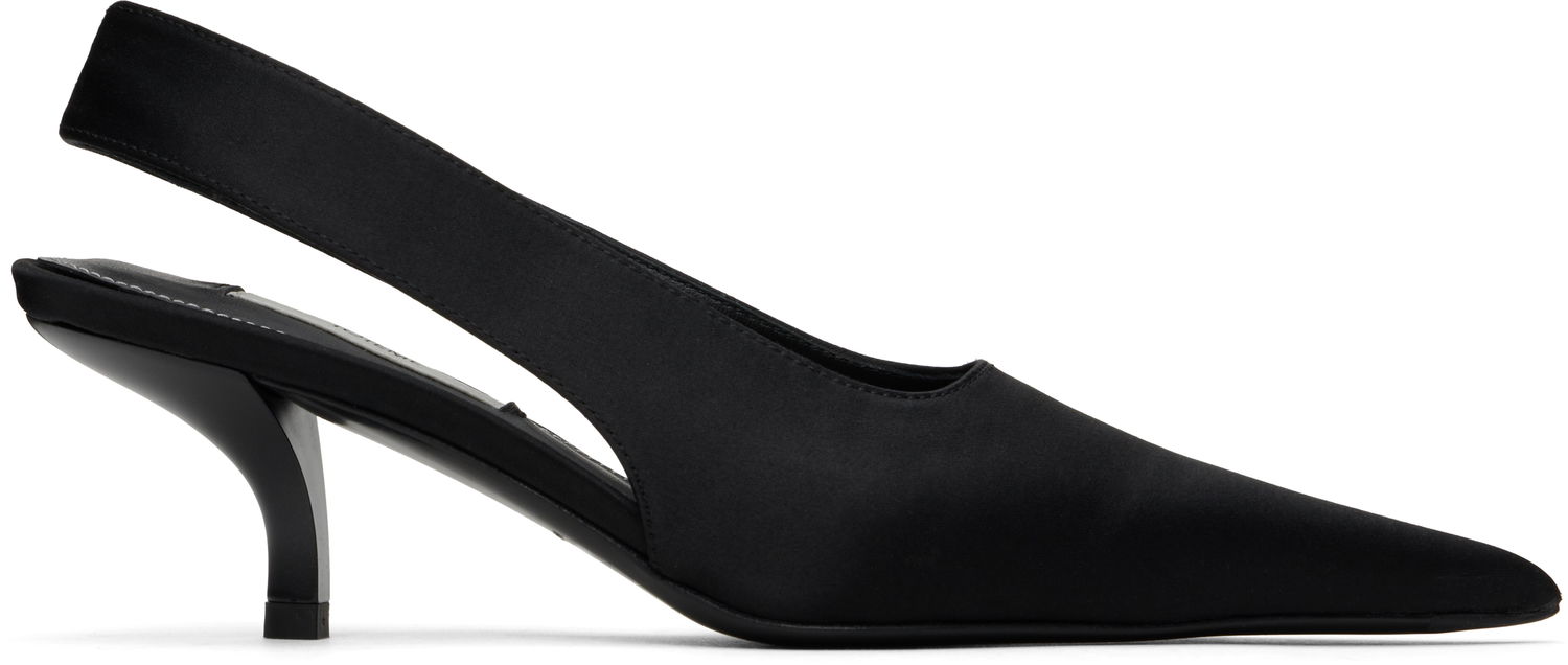 Tenisice i cipele TOTEME Classic Satin Slingback Heels Crna | 251-WAS0205-FB0401, 0