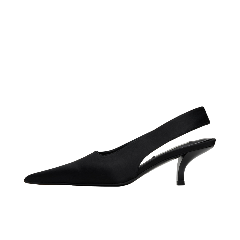 Tenisice i cipele TOTEME Classic Satin Slingback Heels Crna | 251-WAS0205-FB0401