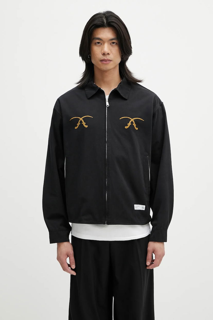 Jakna Neighborhood NEIGHBORHOOD Souvenir Jacket Crna | 251UTNH.JKM03