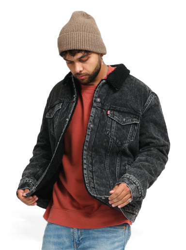 Jakna Levi's Type 3 Sherpa Trucker roadster Crna | 16365-0129