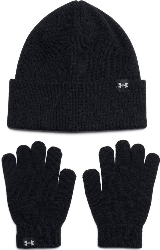 Rukavice Under Armour Knit Beanie & Gloves Set Crna | 1386642-001