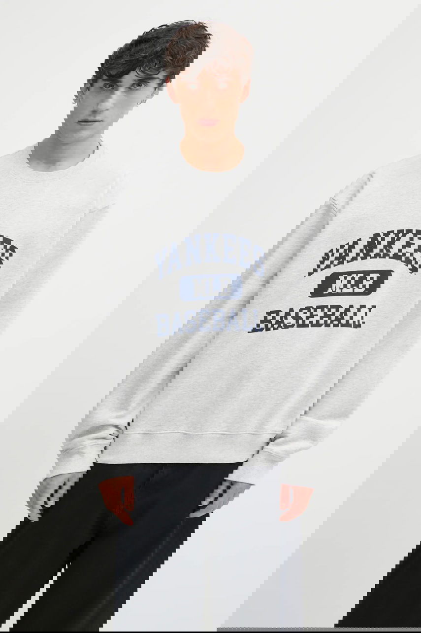 Dukserice Sporty & Rich Yankees MLB Baseball Ivy Crewneck Sweatshirt Siva | ST071623660GY03, 0