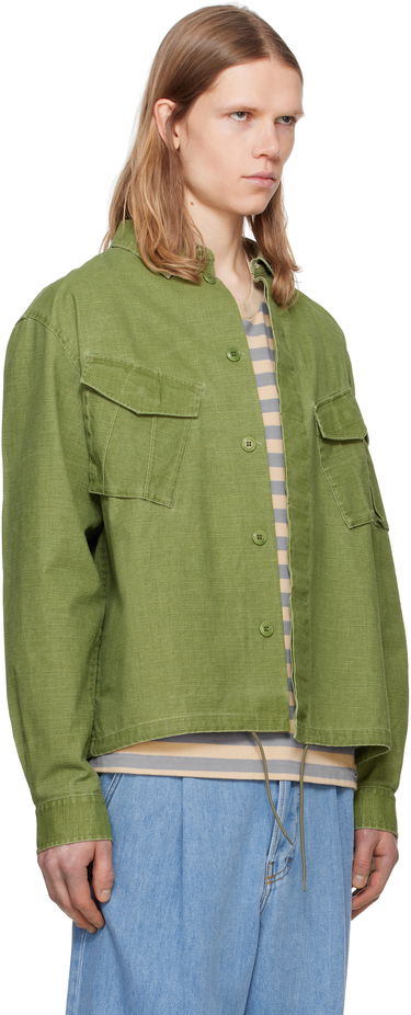 Košulja KENZO Kenzo Paris Pocket Overshirt Zelena | FF55CH5339GD, 1