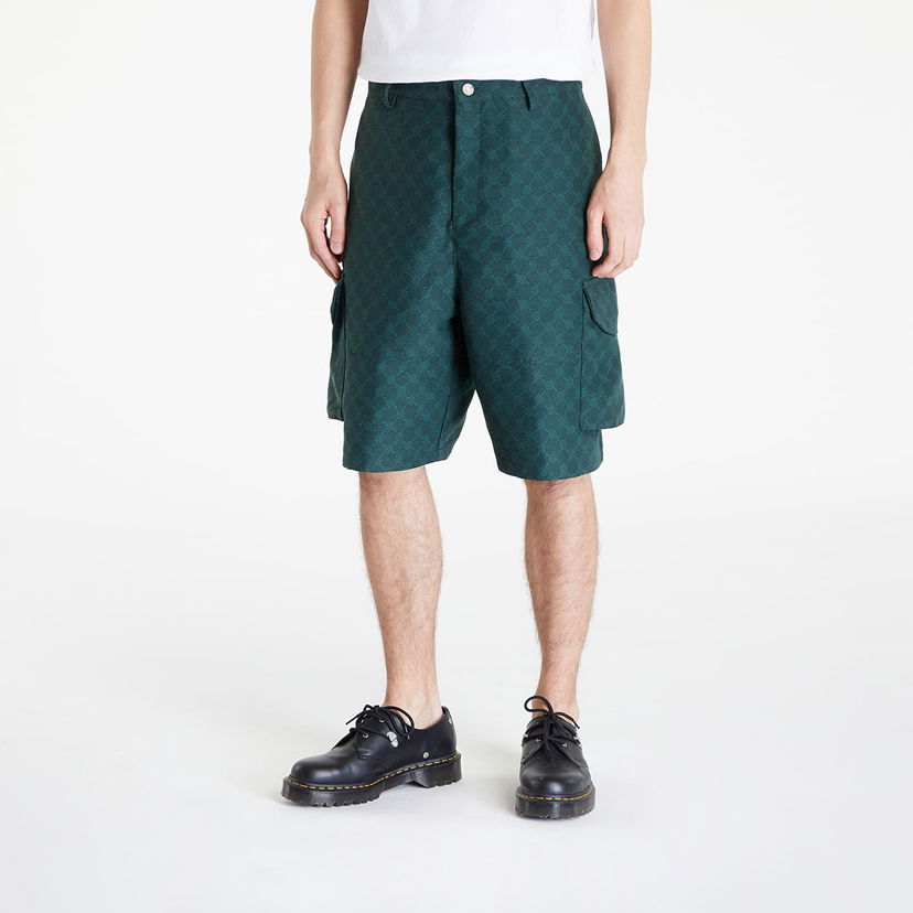Kratke hlače DAILY PAPER Benji Monogram Cargo Shorts Zelena | 2411050
