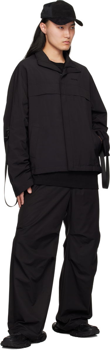 Vjetrovka We11done We11done Strapped Windbreaker Jacket Crna | WD-JP0-25-004-M-BK, 3