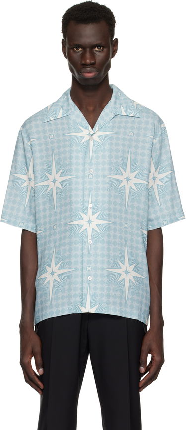 Košulja AMIRI AMIRI Starburst Camp Shirt Plava | AMSTCA1101, 0