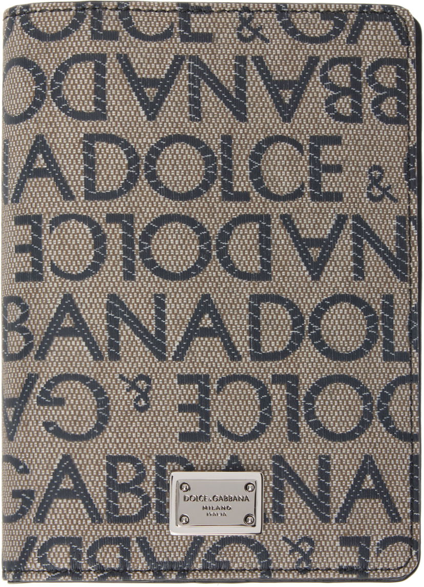 Novčanik Dolce & Gabbana Brown & Black Jacquard Passport Holder Smeđa | BP2215AJ705