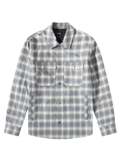 Košulja A.P.C. Alex Check Shirt Siva | COGAX-H02625-AAD