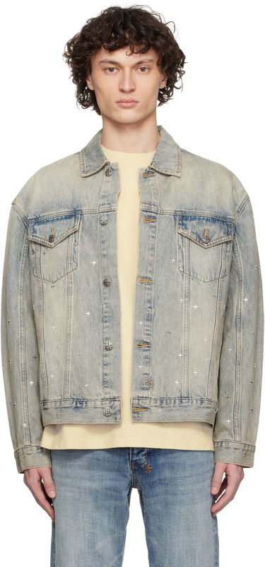 Jakna Ksubi Ksubi Oh G Stagelight Metalik Denim Jacket Plava | MSP25JK010, 0