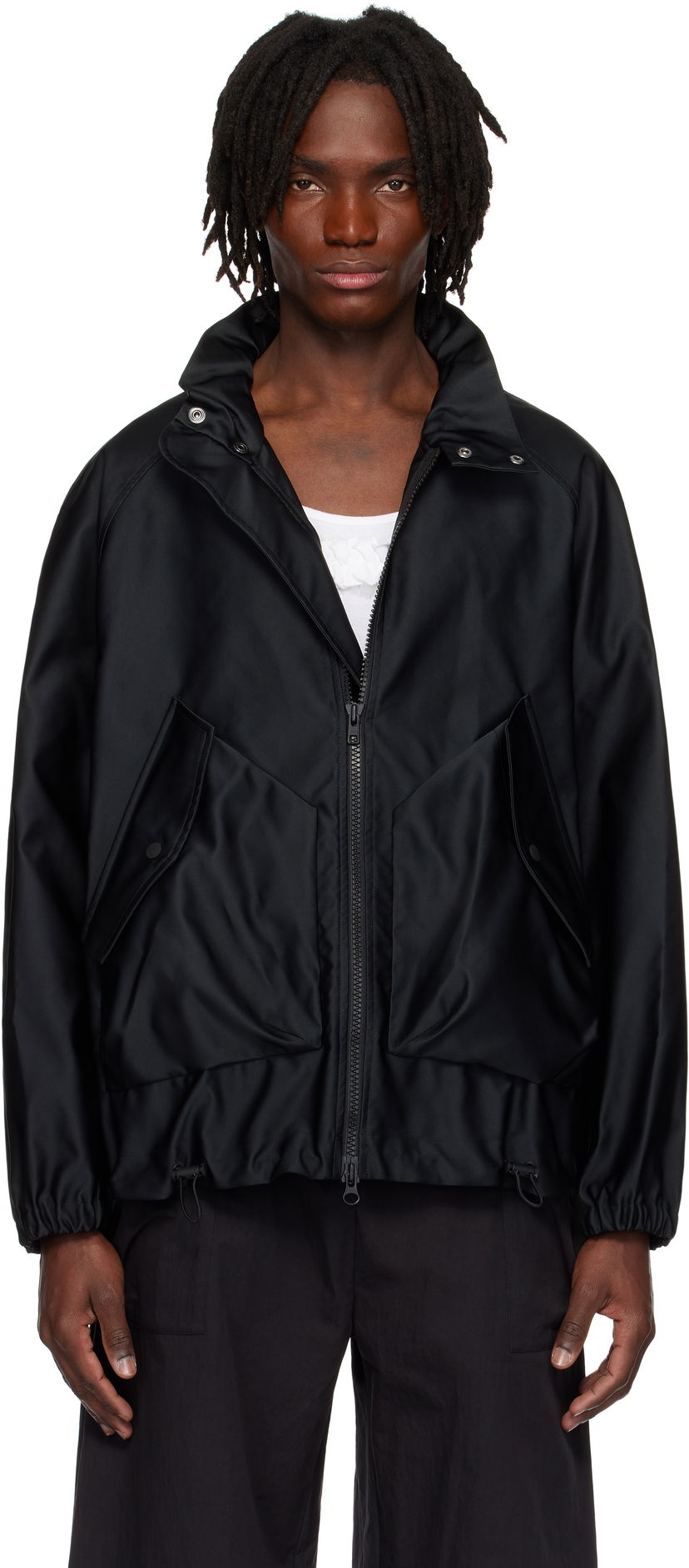 Jakna Simone Rocha Simone Rocha Harrington Jacket Crna | 6121 1221