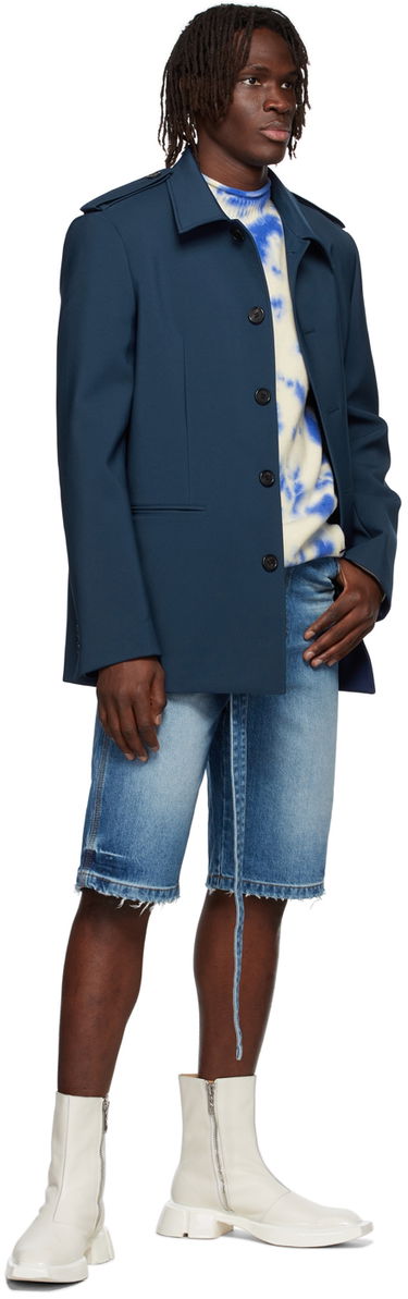 Jakna We11done We11done Regular Collar Jacket Tamnoplava | WD-JK1-22-084-M-NV, 3